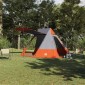vidaXL Σκηνή Camping Γκρι και Πορτοκαλί 482 x 360 x 227 εκ ταφτάς