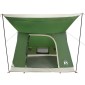vidaXL Σκηνή Camping με στέγη Πράσινο 223 x 163 x 130 εκ ταφτάς