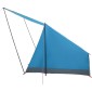 vidaXL Σκηνή Camping με στέγη Μπλε 223 x 163 x 130 εκ ταφτάς