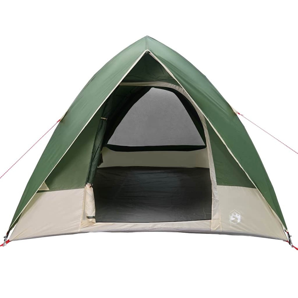 vidaXL Σκηνή Camping με στέγη Πράσινο 275 x 230 x 140 εκ. ταφτάς