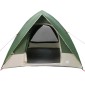 vidaXL Σκηνή Camping με στέγη Πράσινο 275 x 230 x 140 εκ. ταφτάς