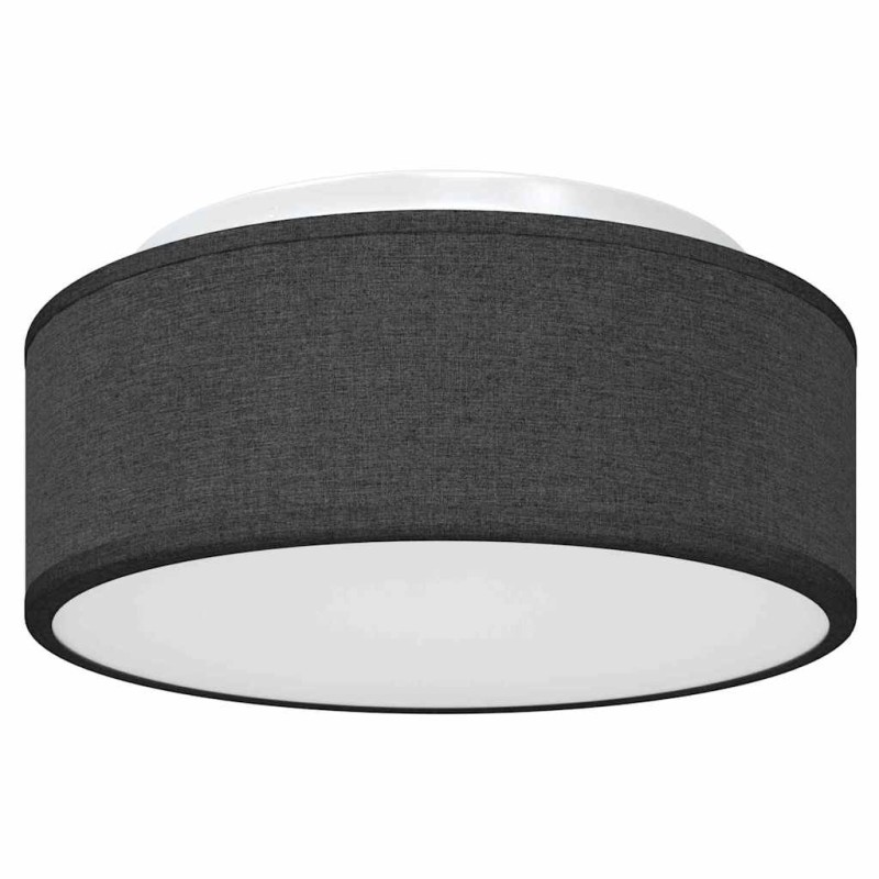 vidaXL Λάμπα Οροφής με προβολείς Μαύρο 30 x 30 x 13,5 εκ ύφασμα