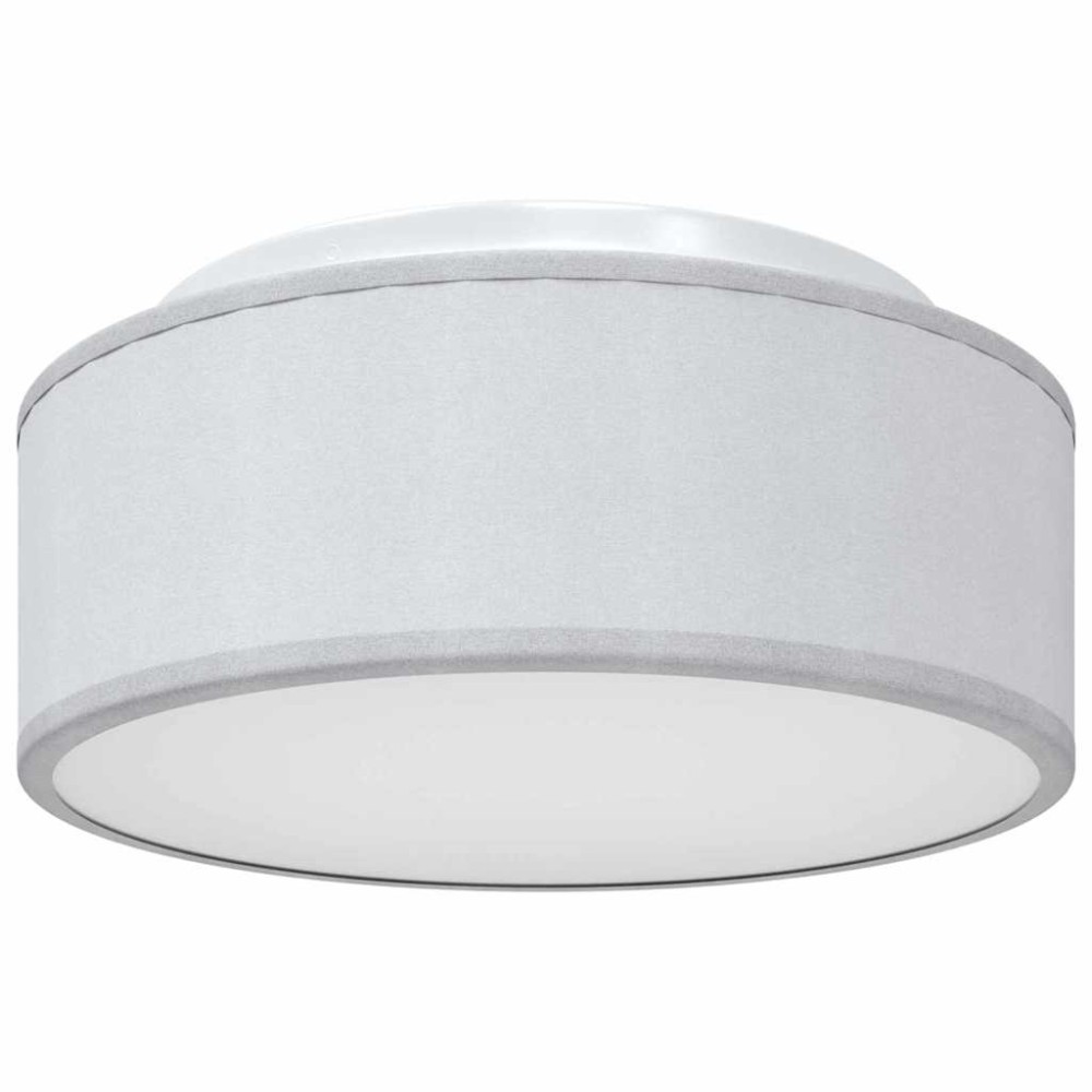 vidaXL Λάμπα Οροφής με προβολείς Γκρι 30 x 30 x 13,5 εκ ύφασμα
