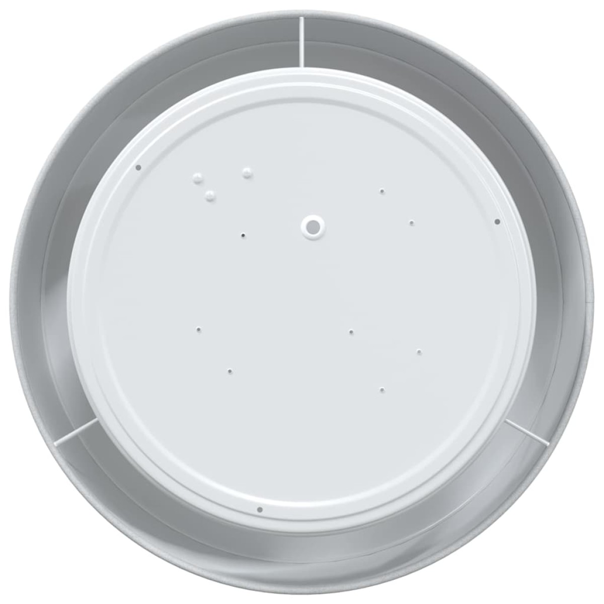 vidaXL Λάμπα Οροφής με προβολείς Γκρι 30 x 30 x 13,5 εκ ύφασμα