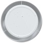 vidaXL Λάμπα Οροφής με προβολείς Γκρι 30 x 30 x 13,5 εκ ύφασμα