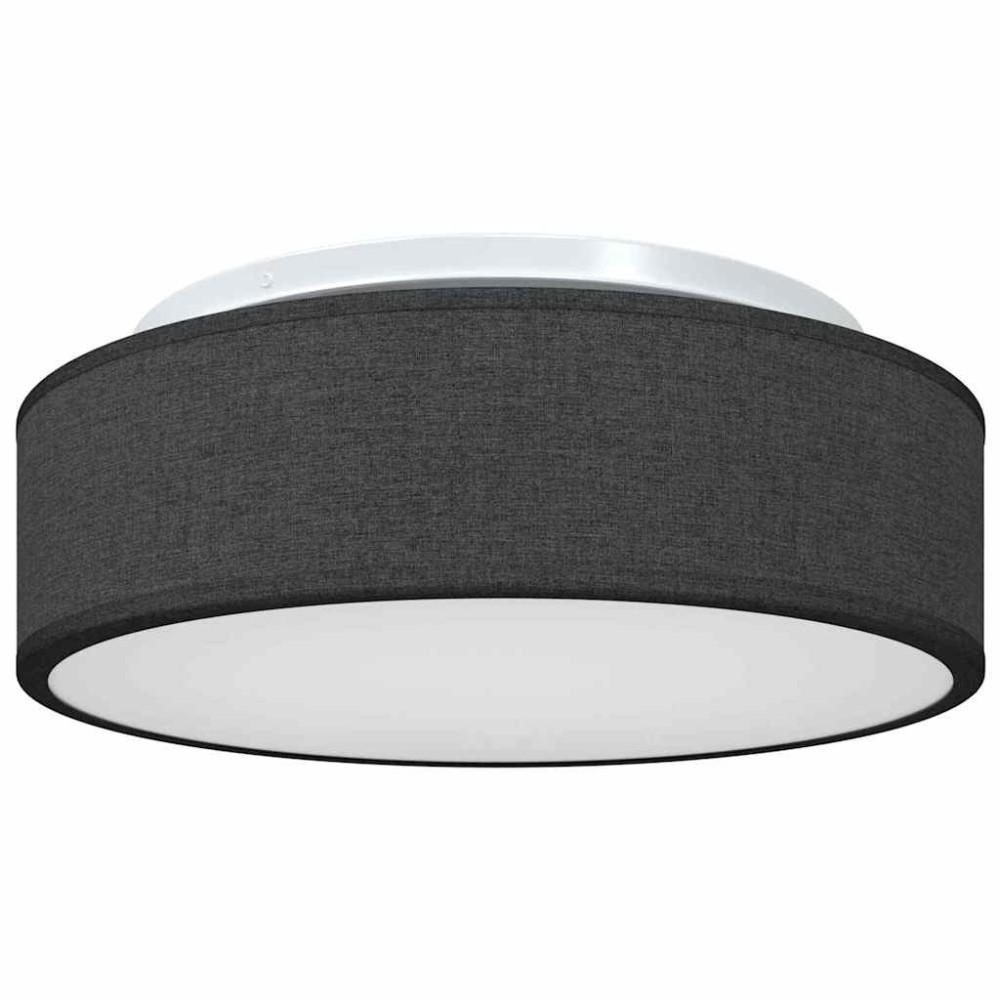 vidaXL Λάμπα Οροφής με προβολείς Μαύρο 38 x 38 x 13,5 εκ ύφασμα
