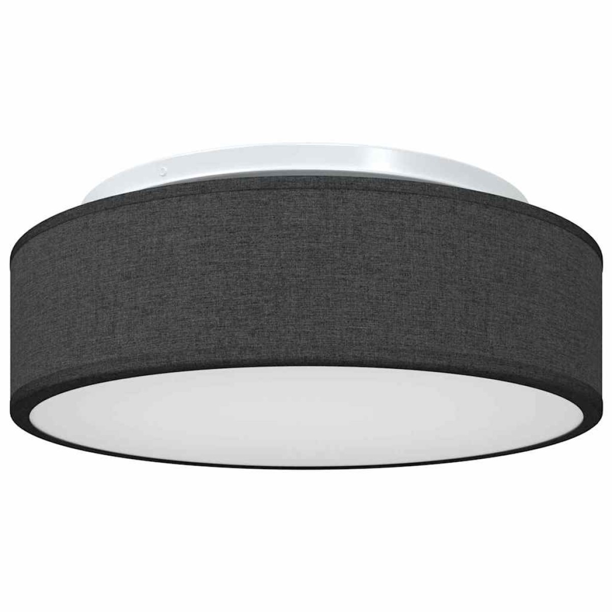 vidaXL Λάμπα Οροφής με προβολείς Μαύρο 38 x 38 x 13,5 εκ ύφασμα