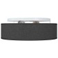 vidaXL Λάμπα Οροφής με προβολείς Μαύρο 38 x 38 x 13,5 εκ ύφασμα