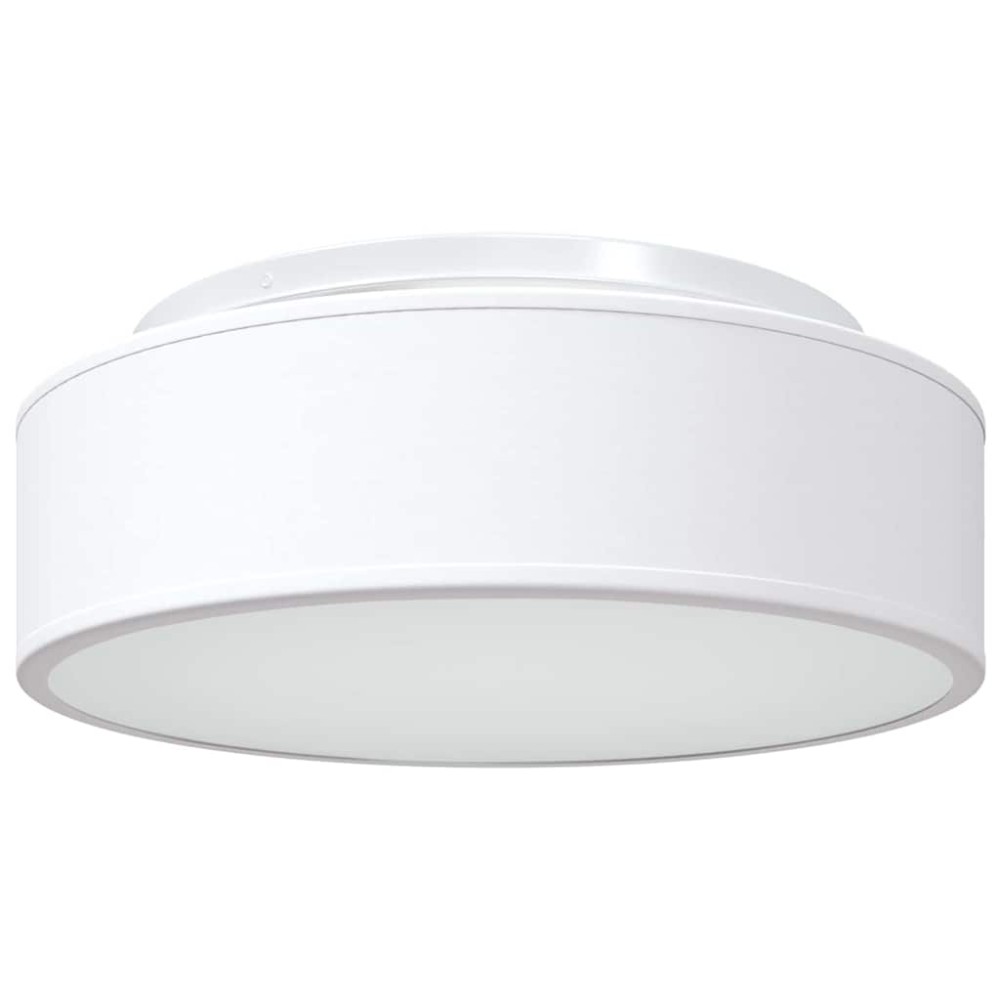 vidaXL Λάμπα Οροφής με προβολείς Λευκό 38 x 38 x 13,5 εκ ύφασμα