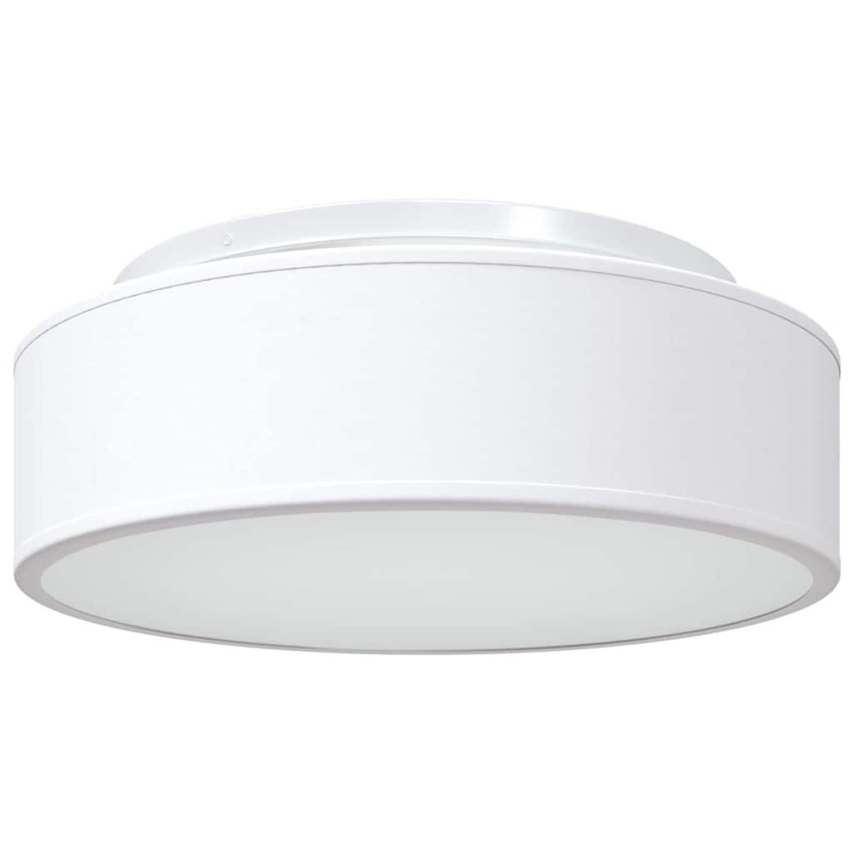 vidaXL Λάμπα Οροφής με προβολείς Λευκό 38 x 38 x 13,5 εκ ύφασμα