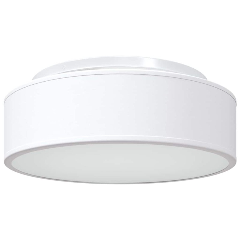 vidaXL Λάμπα Οροφής με προβολείς Λευκό 38 x 38 x 13,5 εκ ύφασμα