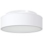 vidaXL Λάμπα Οροφής με προβολείς Λευκό 38 x 38 x 13,5 εκ ύφασμα