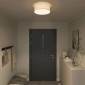 vidaXL Λάμπα Οροφής με προβολείς Λευκό 38 x 38 x 13,5 εκ ύφασμα
