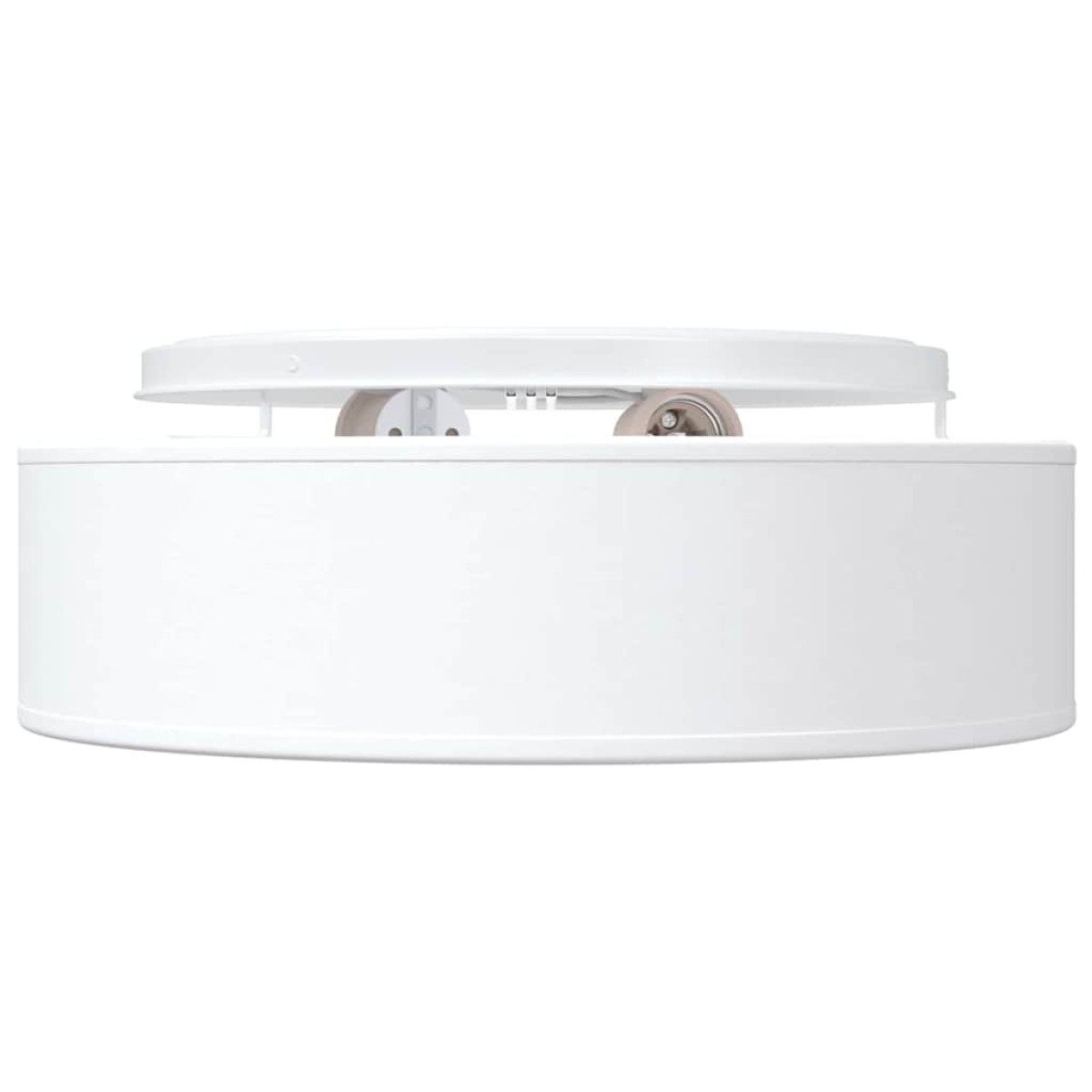 vidaXL Λάμπα Οροφής με προβολείς Λευκό 38 x 38 x 13,5 εκ ύφασμα