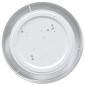 vidaXL Λάμπα Οροφής με προβολείς Λευκό 38 x 38 x 13,5 εκ ύφασμα