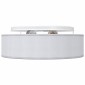 vidaXL Λάμπα Οροφής με προβολείς Γκρι 38 x 38 x 13,5 εκ ύφασμα