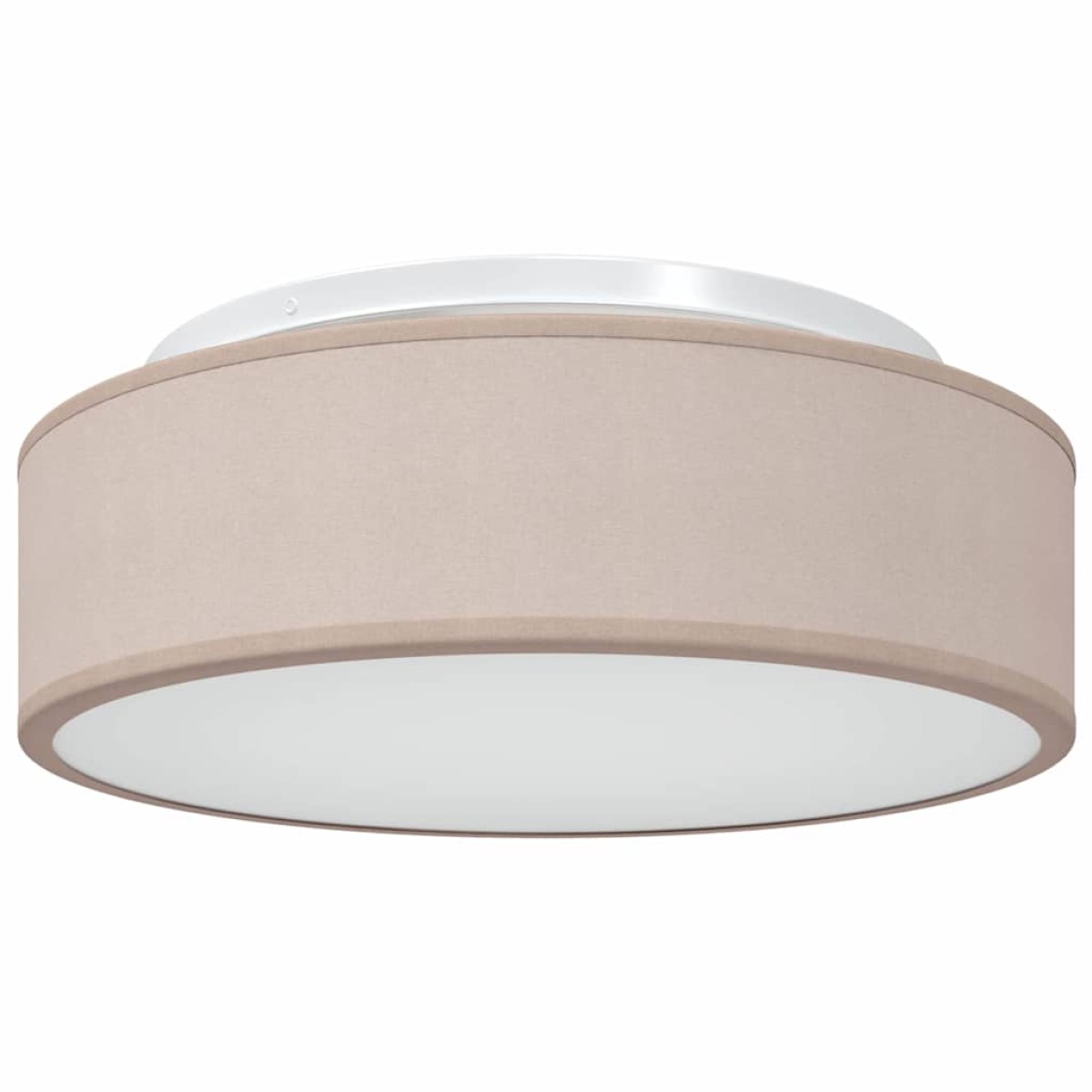 vidaXL Λάμπα Οροφής με προβολείς Taupe 38 x 38 x 13,5 εκ ύφασμα