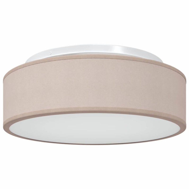 vidaXL Λάμπα Οροφής με προβολείς Taupe 38 x 38 x 13,5 εκ ύφασμα