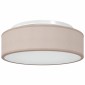 vidaXL Λάμπα Οροφής με προβολείς Taupe 38 x 38 x 13,5 εκ ύφασμα