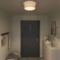 vidaXL Λάμπα Οροφής με προβολείς Taupe 38 x 38 x 13,5 εκ ύφασμα