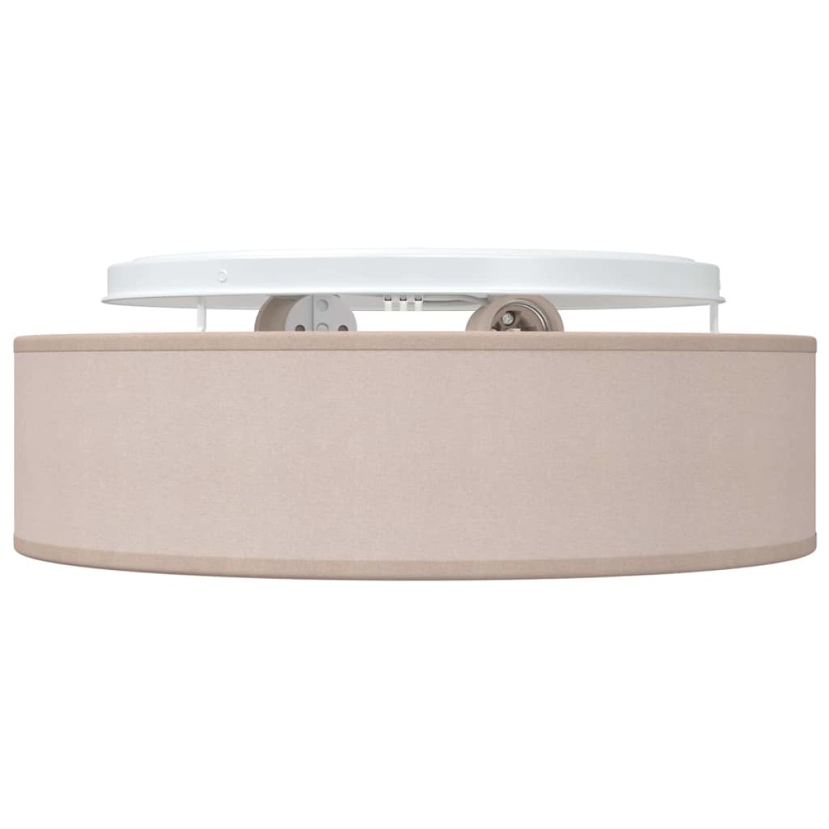 vidaXL Λάμπα Οροφής με προβολείς Taupe 38 x 38 x 13,5 εκ ύφασμα