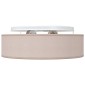 vidaXL Λάμπα Οροφής με προβολείς Taupe 38 x 38 x 13,5 εκ ύφασμα