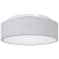 vidaXL Λάμπα Οροφής με προβολείς Γκρι 38 x 38 x 13,5 εκ ύφασμα
