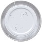vidaXL Λάμπα Οροφής με προβολείς Γκρι 38 x 38 x 13,5 εκ ύφασμα