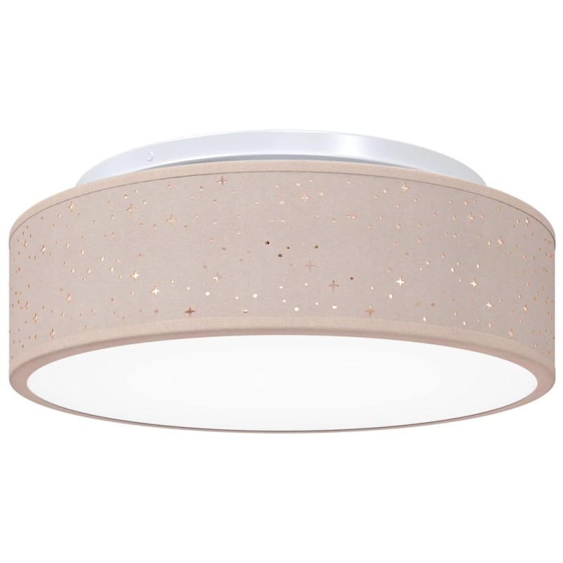 vidaXL Λάμπα Οροφής με προβολείς Taupe 38 x 38 x 13,5 εκ ύφασμα