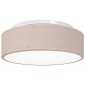 vidaXL Λάμπα Οροφής με προβολείς Taupe 38 x 38 x 13,5 εκ ύφασμα