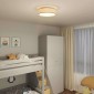 vidaXL Λάμπα Οροφής με προβολείς Taupe 38 x 38 x 13,5 εκ ύφασμα