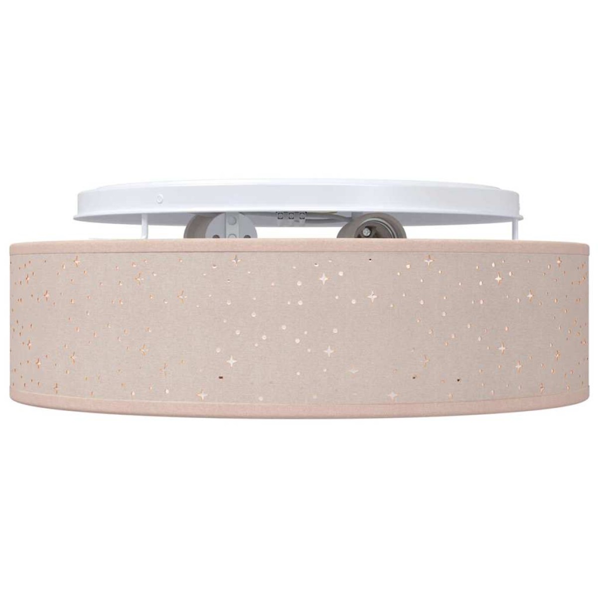 vidaXL Λάμπα Οροφής με προβολείς Taupe 38 x 38 x 13,5 εκ ύφασμα