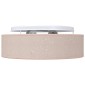 vidaXL Λάμπα Οροφής με προβολείς Taupe 38 x 38 x 13,5 εκ ύφασμα