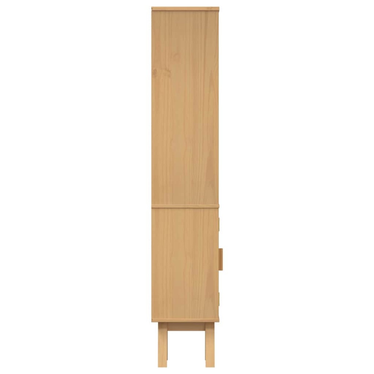 vidaXL Ντουλάπι Μπάνιου Olden Καφέ 35 x 30 x 159 εκ Μασίφ ξύλο πεύκου
