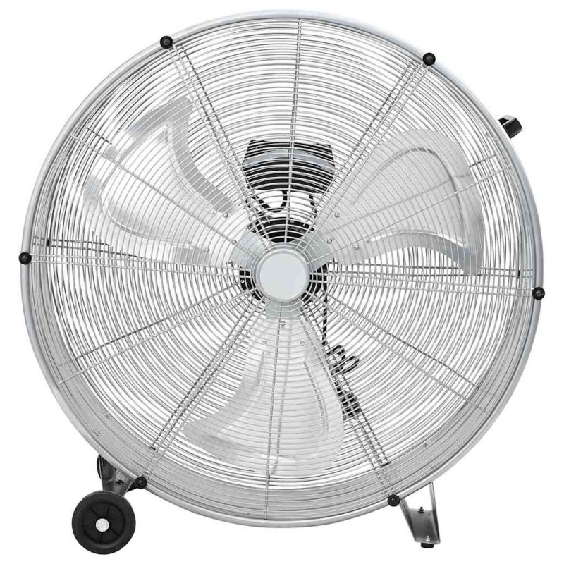 vidaXL Ανεμιστήρας τύπου τυμπάνου Ασημί 79 x 37 x 82 εκ. Αλουμίνιο