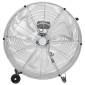 vidaXL Ανεμιστήρας τύπου τυμπάνου Ασημί 79 x 37 x 82 εκ. Αλουμίνιο