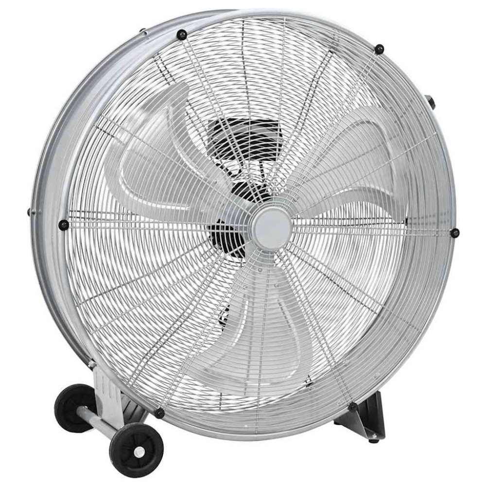 vidaXL Ανεμιστήρας τύπου τυμπάνου Ασημί 79 x 37 x 82 εκ. Αλουμίνιο