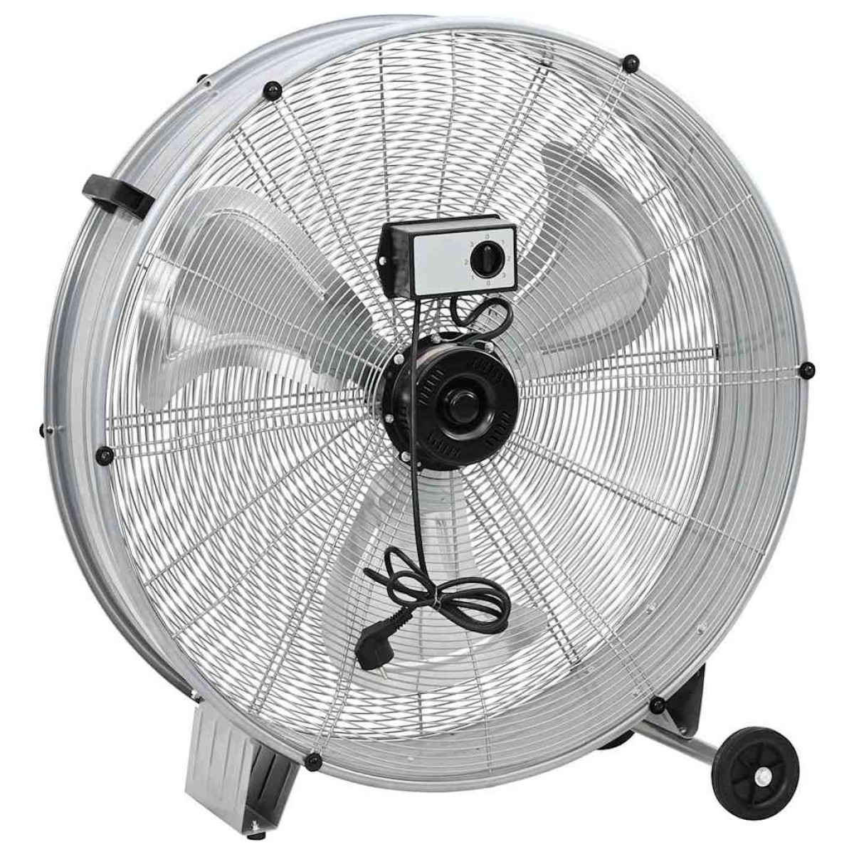 vidaXL Ανεμιστήρας τύπου τυμπάνου Ασημί 79 x 37 x 82 εκ. Αλουμίνιο