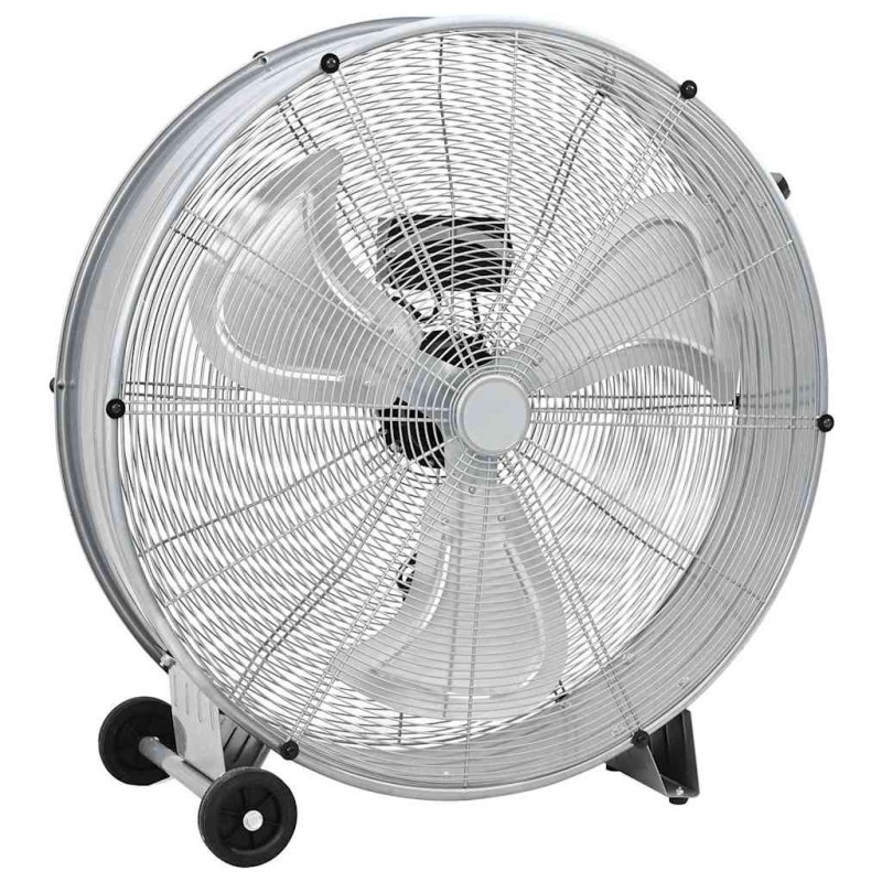 vidaXL Ανεμιστήρας τύπου τυμπάνου Ασημί 79 x 37 x 82 εκ. Αλουμίνιο