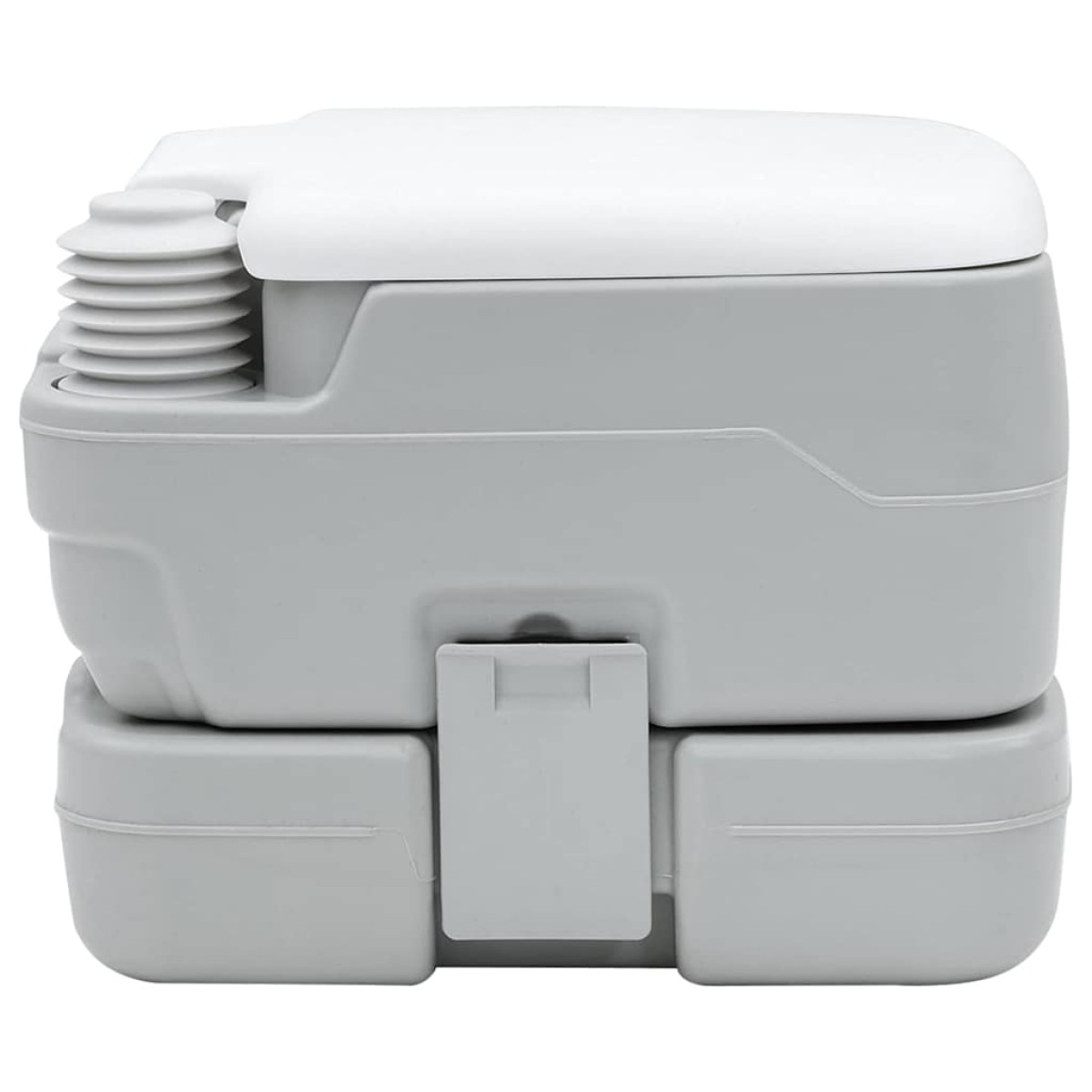 vidaXL Τουαλέτα Κάμπινγκ Γκρι και Λευκό 41,5 x 36,5 x 30 cm