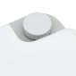 vidaXL Τουαλέτα Κάμπινγκ Γκρι και Λευκό 41,5 x 36,5 x 30 cm