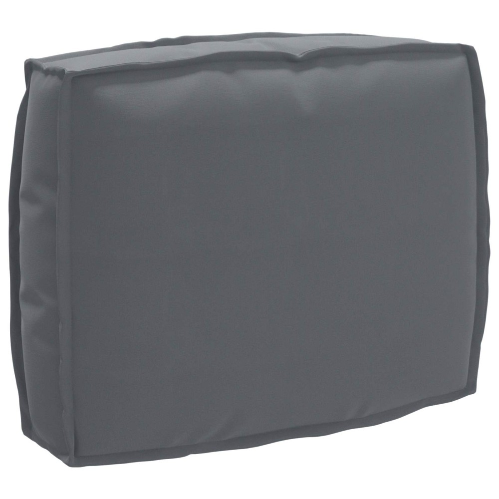 vidaXL Μαξιλάρι Ανθρακί 50 x 40 x 12 cm Ύφασμα Όξφορντ