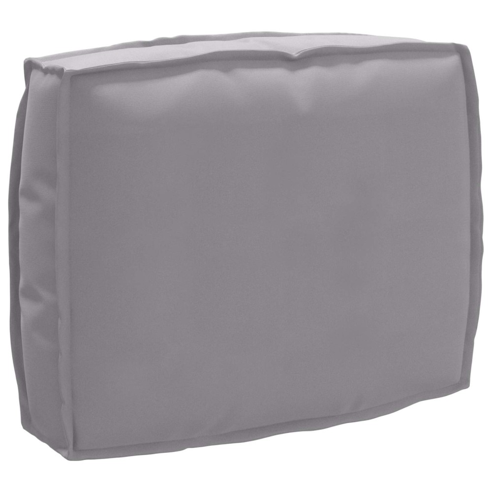 vidaXL Μαξιλάρι Γκρι 50 x 40 x 12 cm Ύφασμα Όξφορντ
