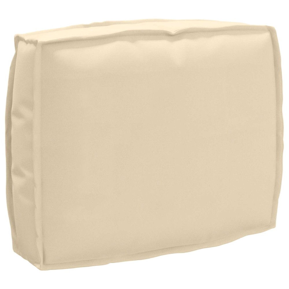 vidaXL Μαξιλάρι Μπεζ 50 x 40 x 12 cm Ύφασμα Όξφορντ