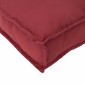 vidaXL Μαξιλάρι Κόκκινο 50 x 50 x 12 cm Ύφασμα Όξφορντ