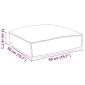 vidaXL Μαξιλάρι Κόκκινο 50 x 50 x 12 cm Ύφασμα Όξφορντ
