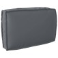 vidaXL Μαξιλάρι Ανθρακί 60 x 40 x 12 cm Ύφασμα Όξφορντ
