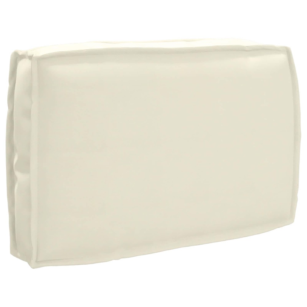vidaXL Μαξιλάρι Κρεμ 60 x 40 x 12 cm Ύφασμα Όξφορντ