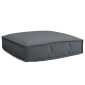 vidaXL Μαξιλάρι Ανθρακί 60 x 60 x 12 cm Ύφασμα Όξφορντ