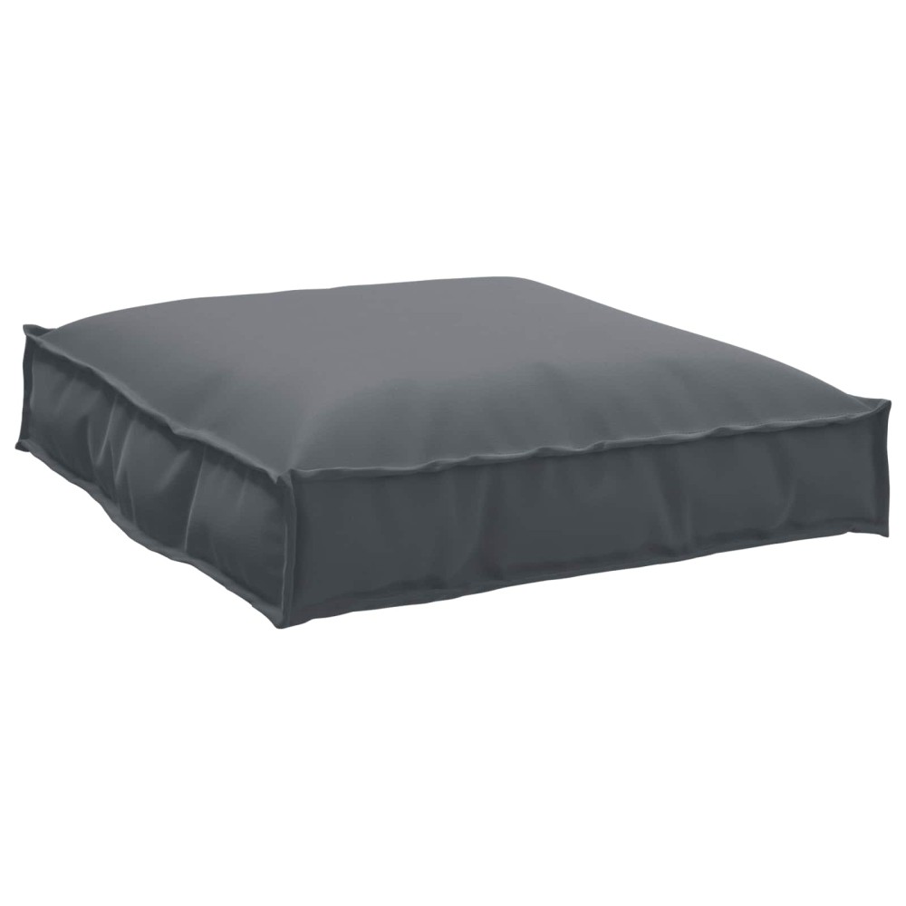 vidaXL Μαξιλάρι Ύφασμα Όξφορντ Ανθρακί 70 x 70 x 12 cm